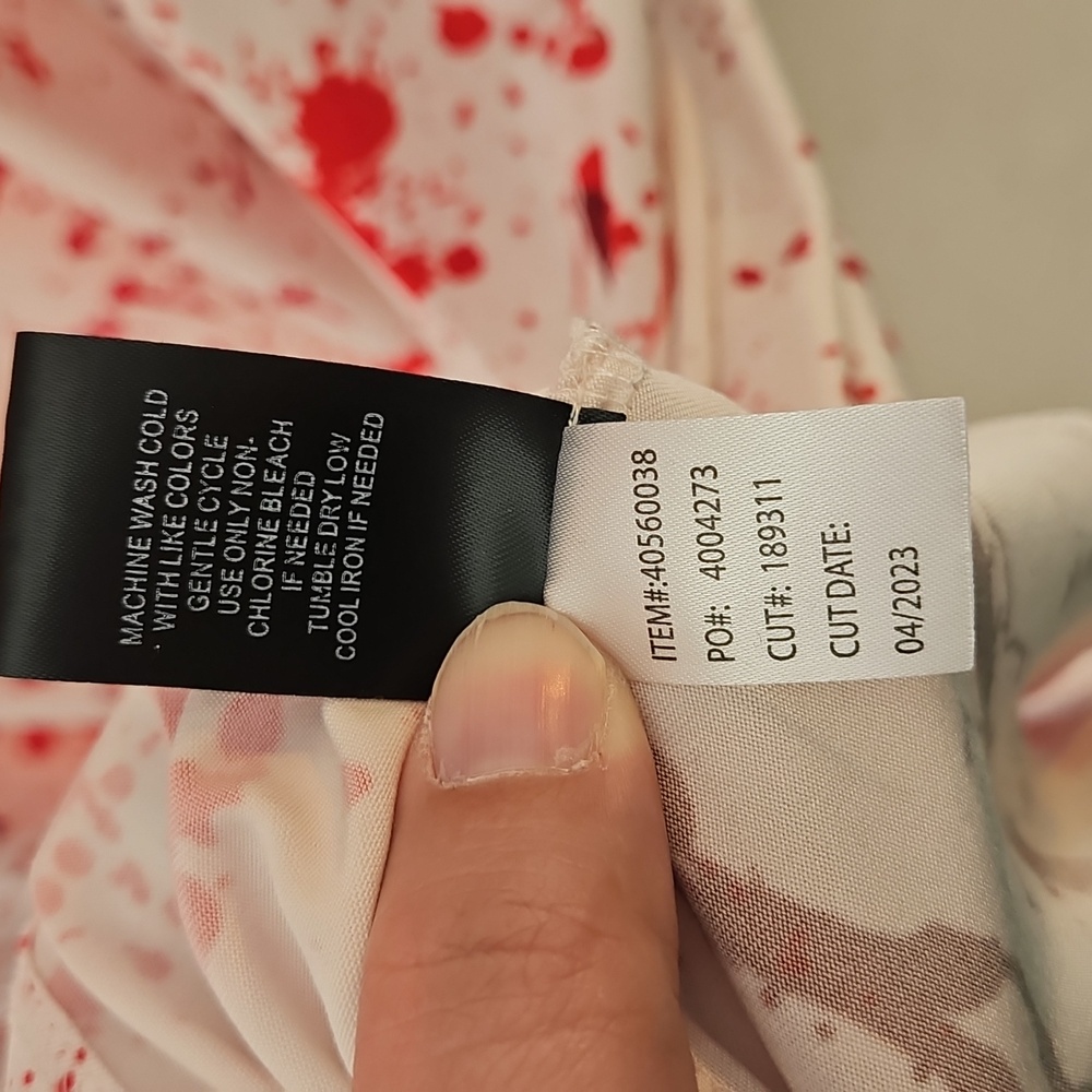 Torrid Halloween Blood Splatter Dress - Picture 5 of 8